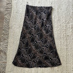 Zara TRF midi skirt